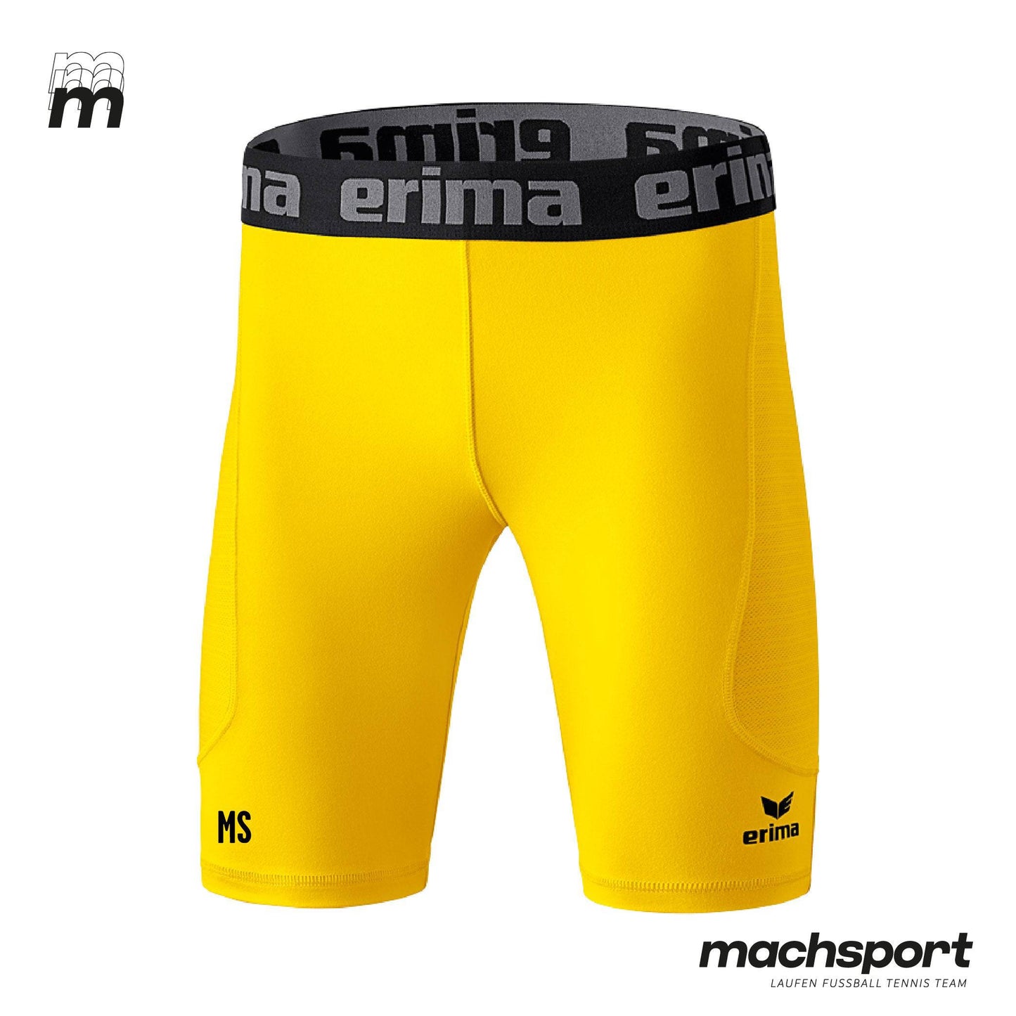SC St. Pantaleon-Erla Unterziehshort gelb - machsport