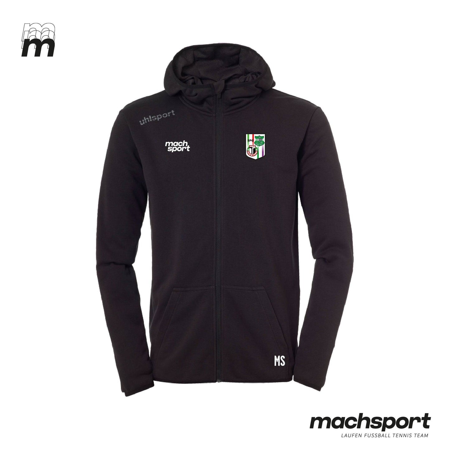 SPG Dionysen/FNZ Linz Süd Freizeithoodie mit Reißverschluss - machsport