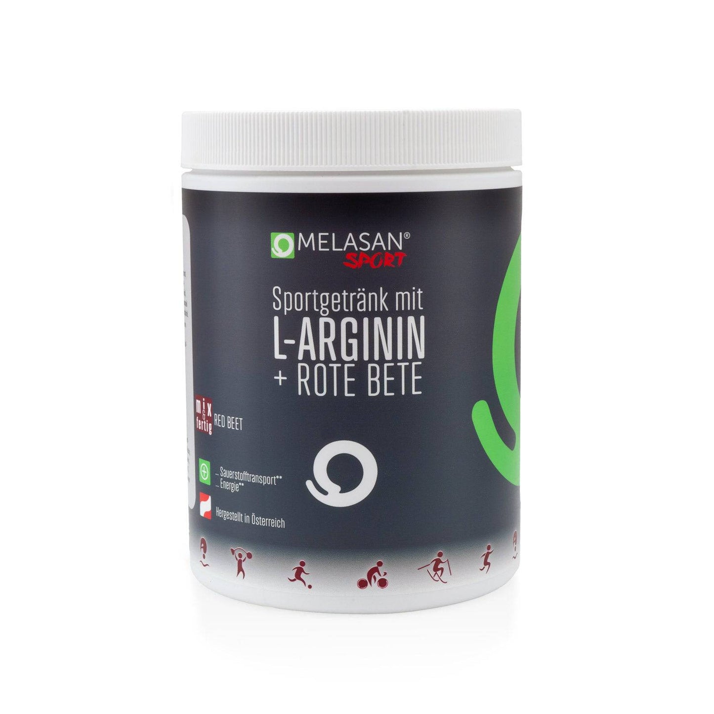 Melasan Sportgetränk Arginin + Rote Bete 650 g - machsport