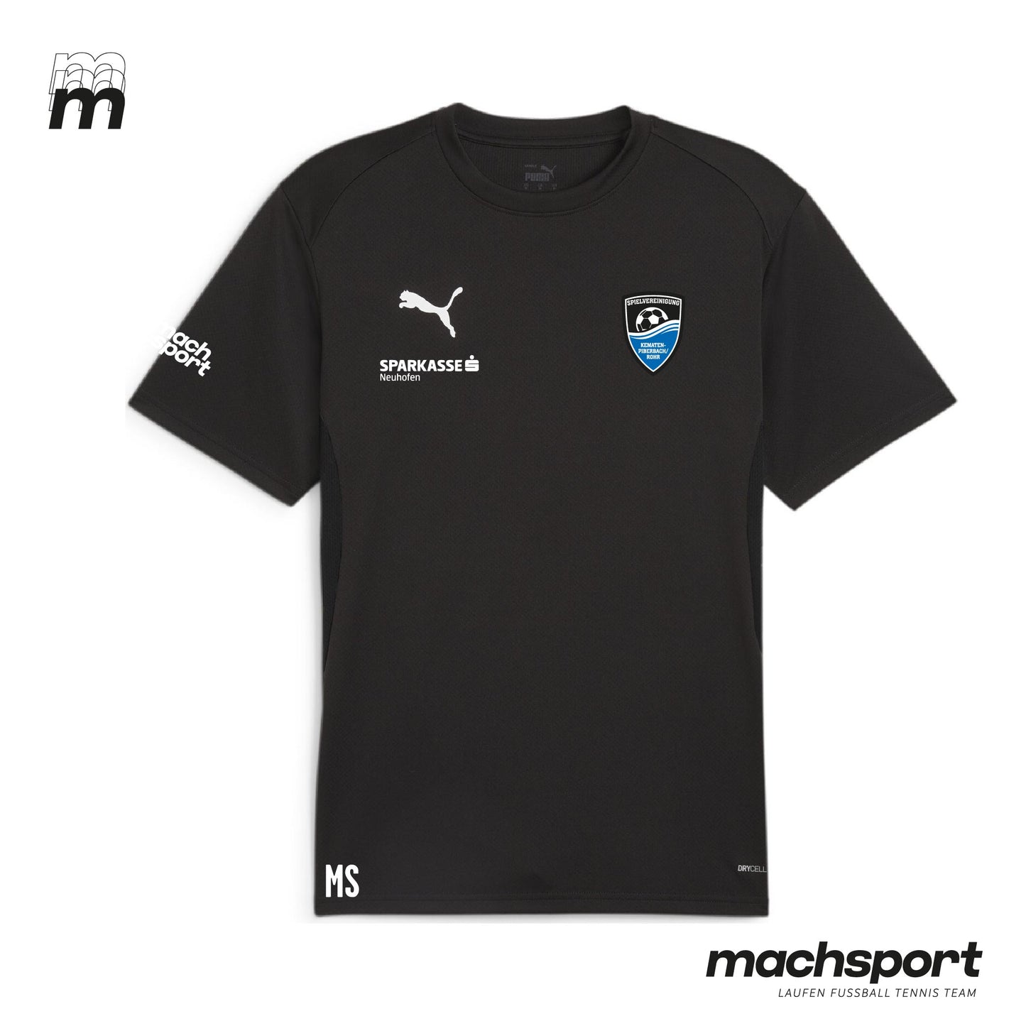 SPV Kematen-Piberbach/Rohr T-Shirt schwarz - machsport