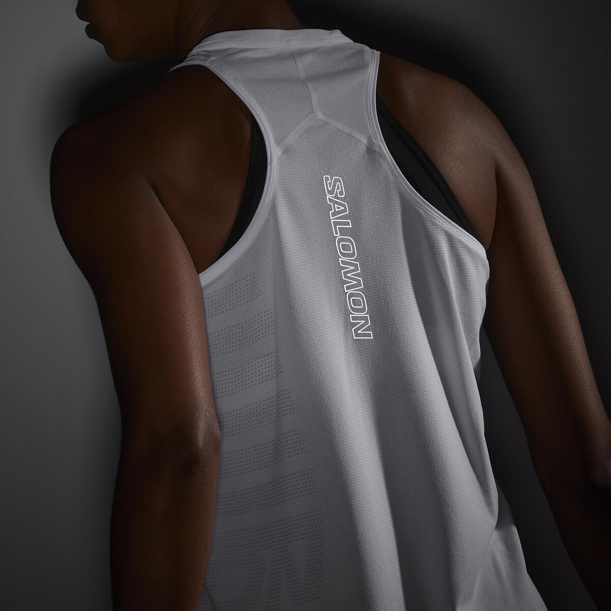 Salomon Damenshirt Sense Aero Singlet GFX - machsport