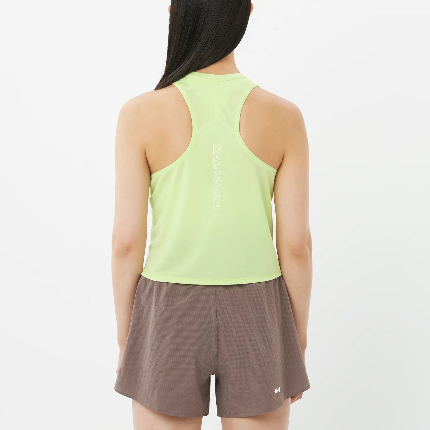 Salomon Sense Aero Short Tank Top, leichtes Running Tanktop mit hoher Atmungsaktivität für schnelle Läufe, butterfly - machsport