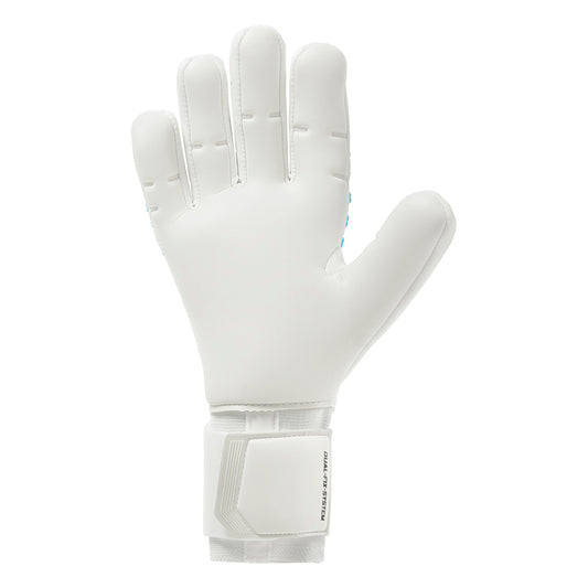 Uhlsport Torwarthandschuhe FM Cybertec Absolutgrip HN Fit – Rückansicht – weiß / 10
