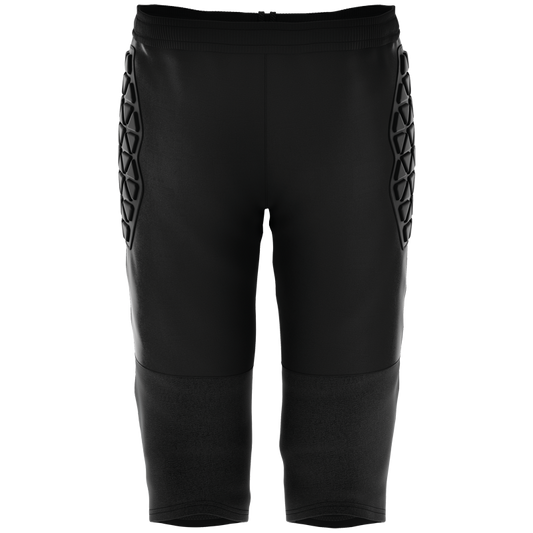 Uhlsport Torwarthose Anatomic Goalkeeper Longshorts – Rückansicht – schwarz / M