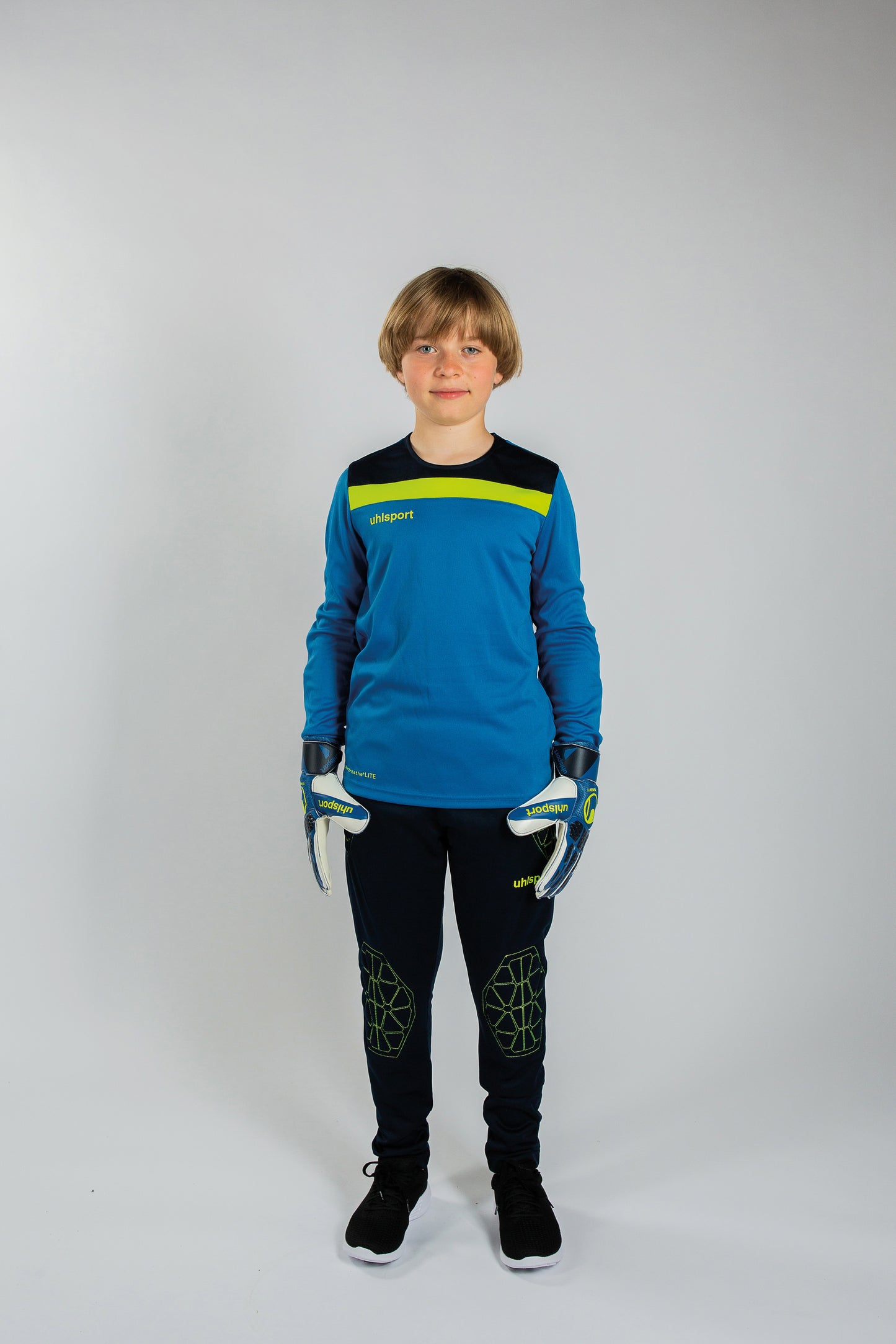 Uhlsport Tormannset Offense 23 Goalkeeper (Shirt + Hose) Set Junior - machsport