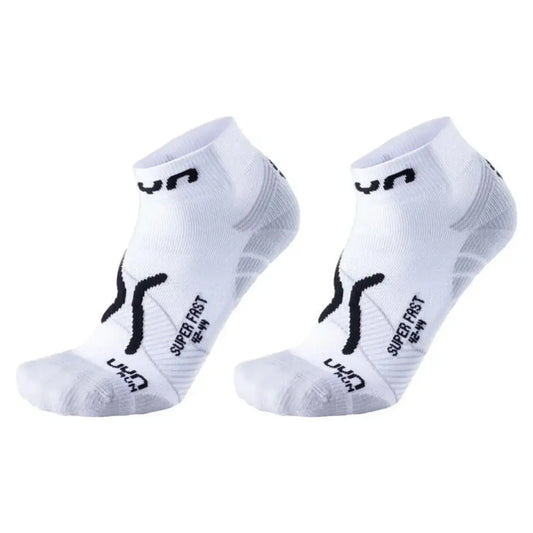 UYN Laufsocken Run Superfast Socks 2 Pack – Rückansicht – weiß / 45-47