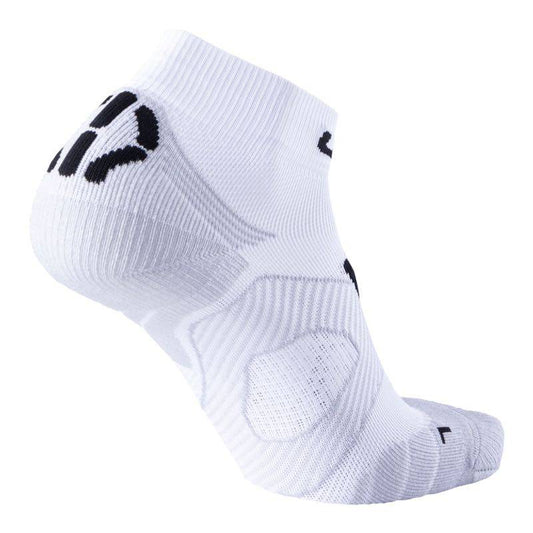 UYN Laufsocken weiß Man Run Super Fast Socks – Rückansicht – weiß / 42-44
