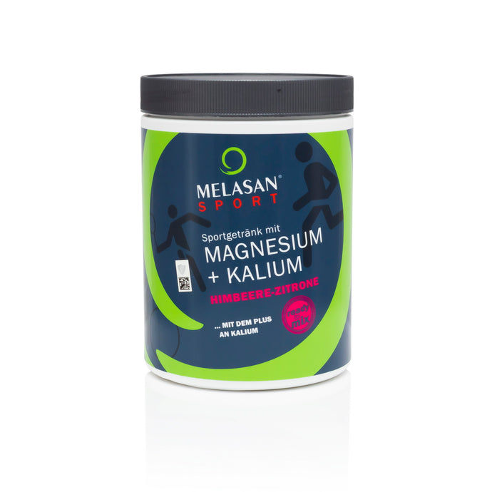 MELASAN Sportgetränk Magnesium & Kalium Himbeer/Zitrone Instantpulver 610g