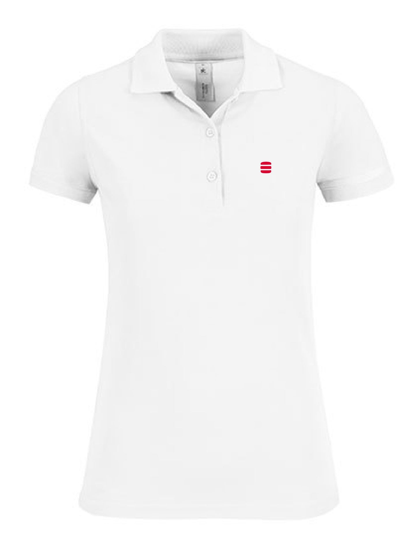 BURGERISTA Poloshirt Classic Herren/Damen weiß - machsport