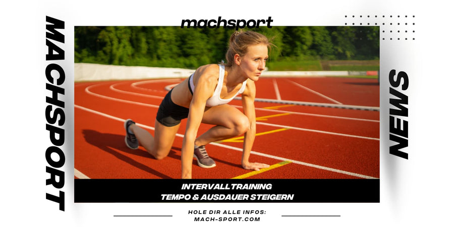 Läuferin auf Laufbahn