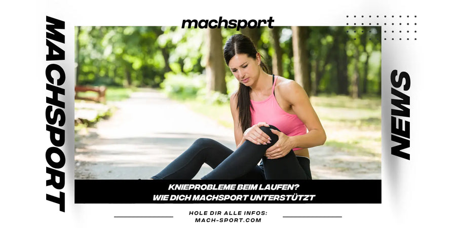 Läuferin mit Knieschmerzen