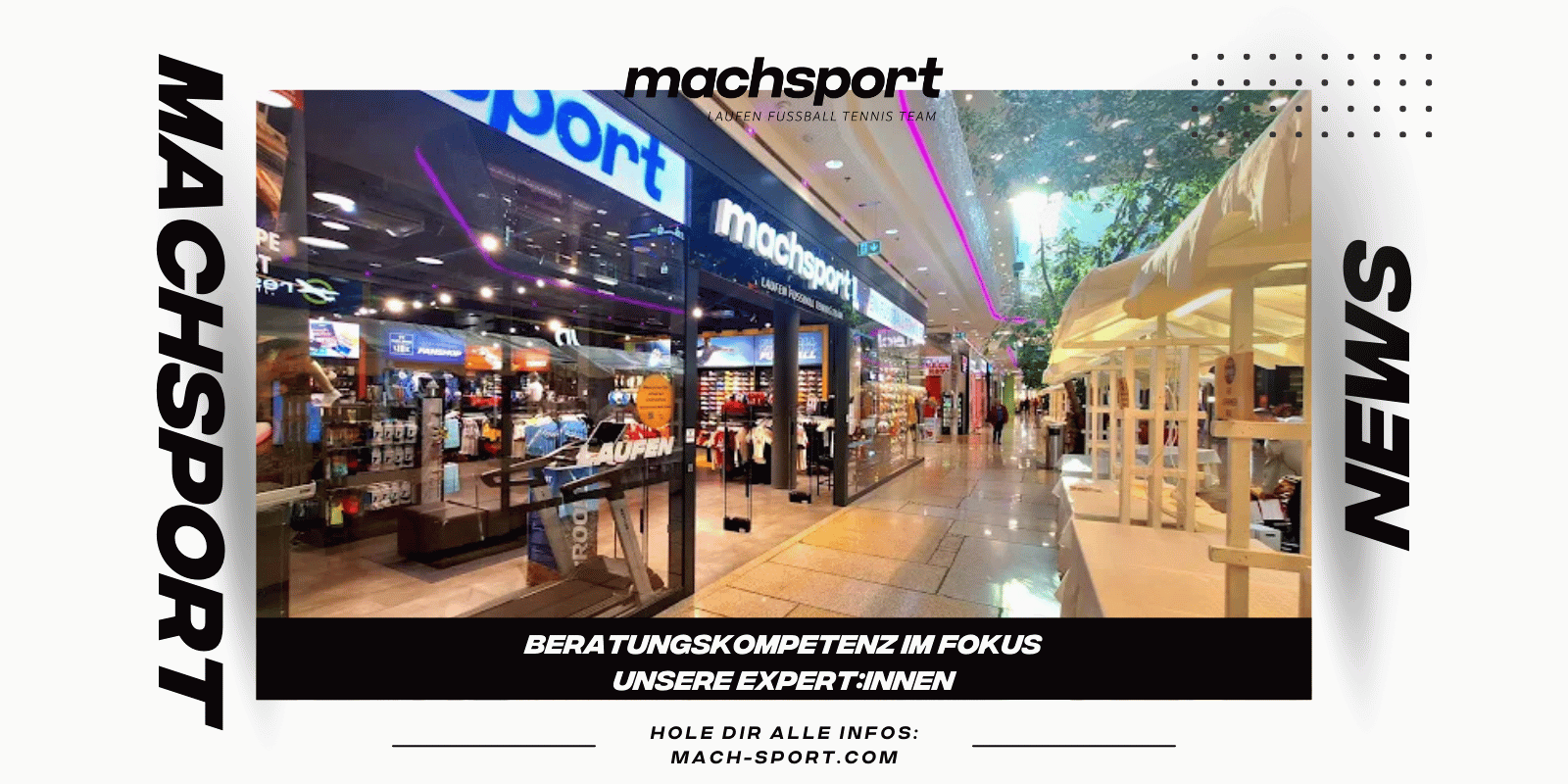 Geschäft machsport Plus City in Pasching