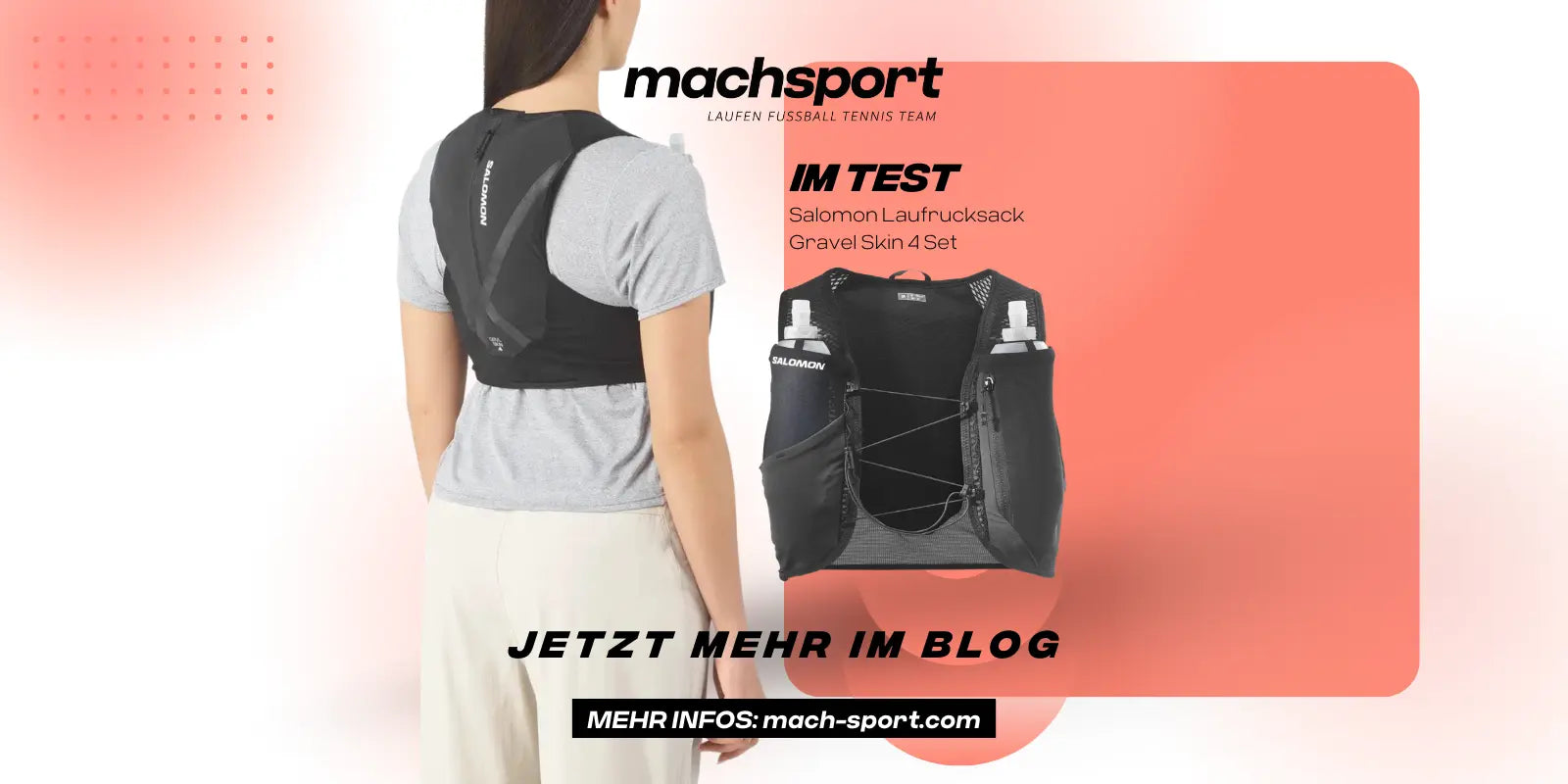 Laufrucksack Salomon Gravel Skin 4 Set