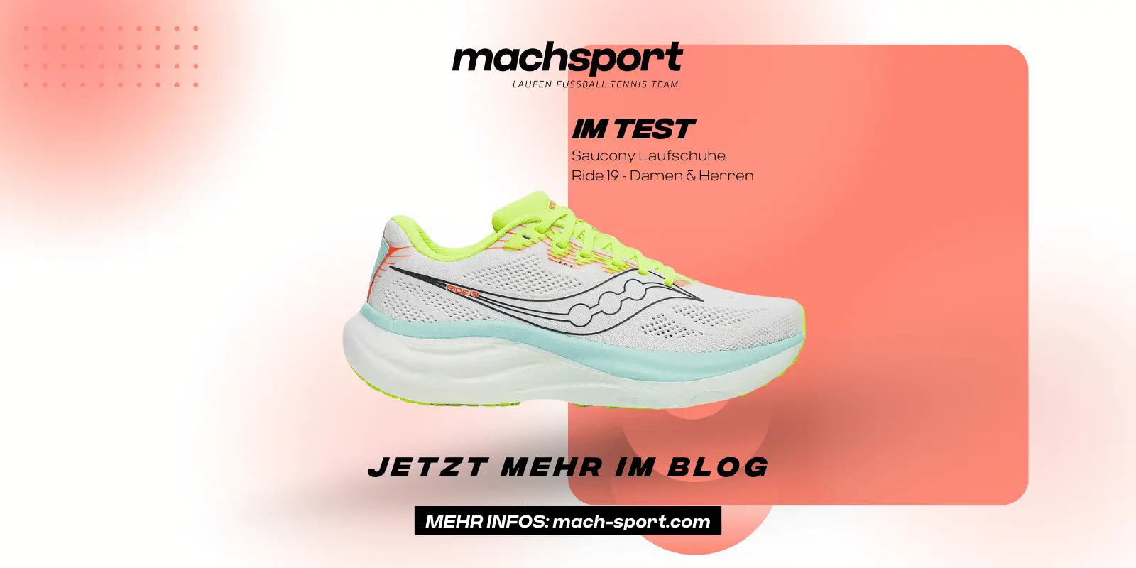 Damen- und Herrenlaufschuhe Saucony Ride 19