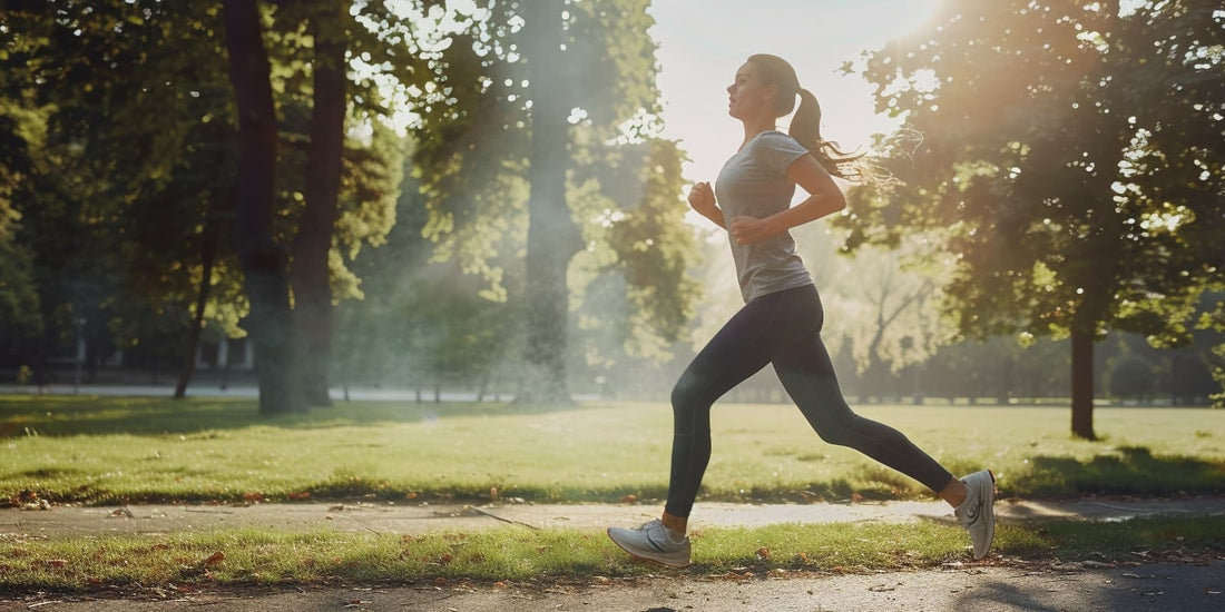 Läuferin im Park