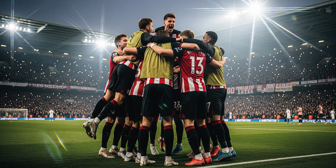 Mannschaft feiert Sieg, Vereinsausstatter Oberösterreich