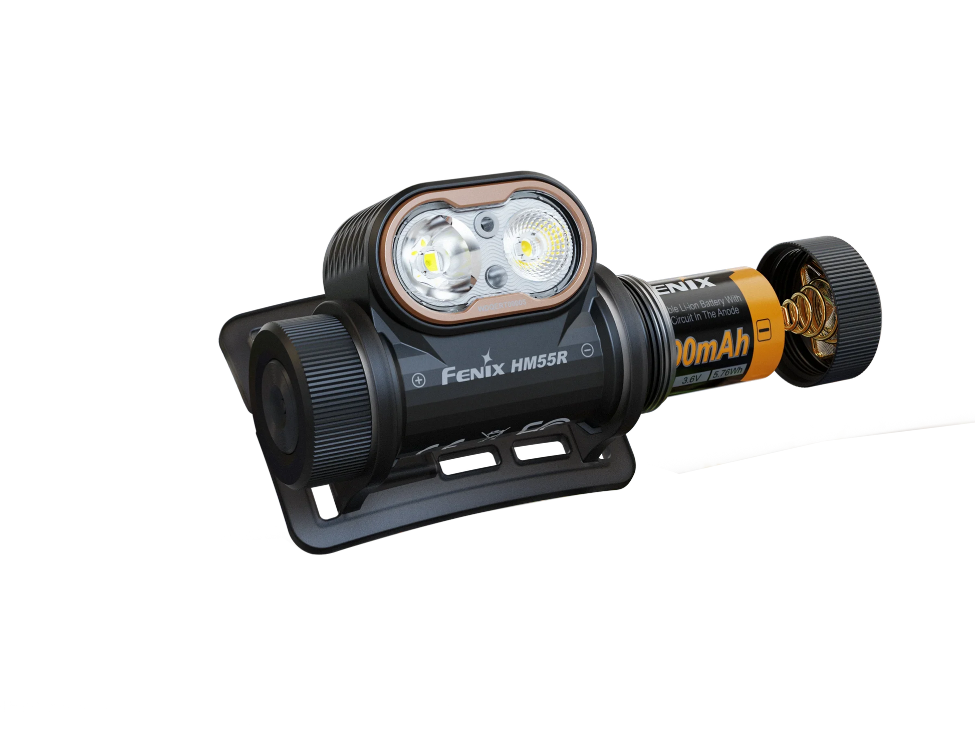 Fenix HM55R, Mulit-LED leichtgewicht Stirnlampe, 1200 Lumen – Bild 
