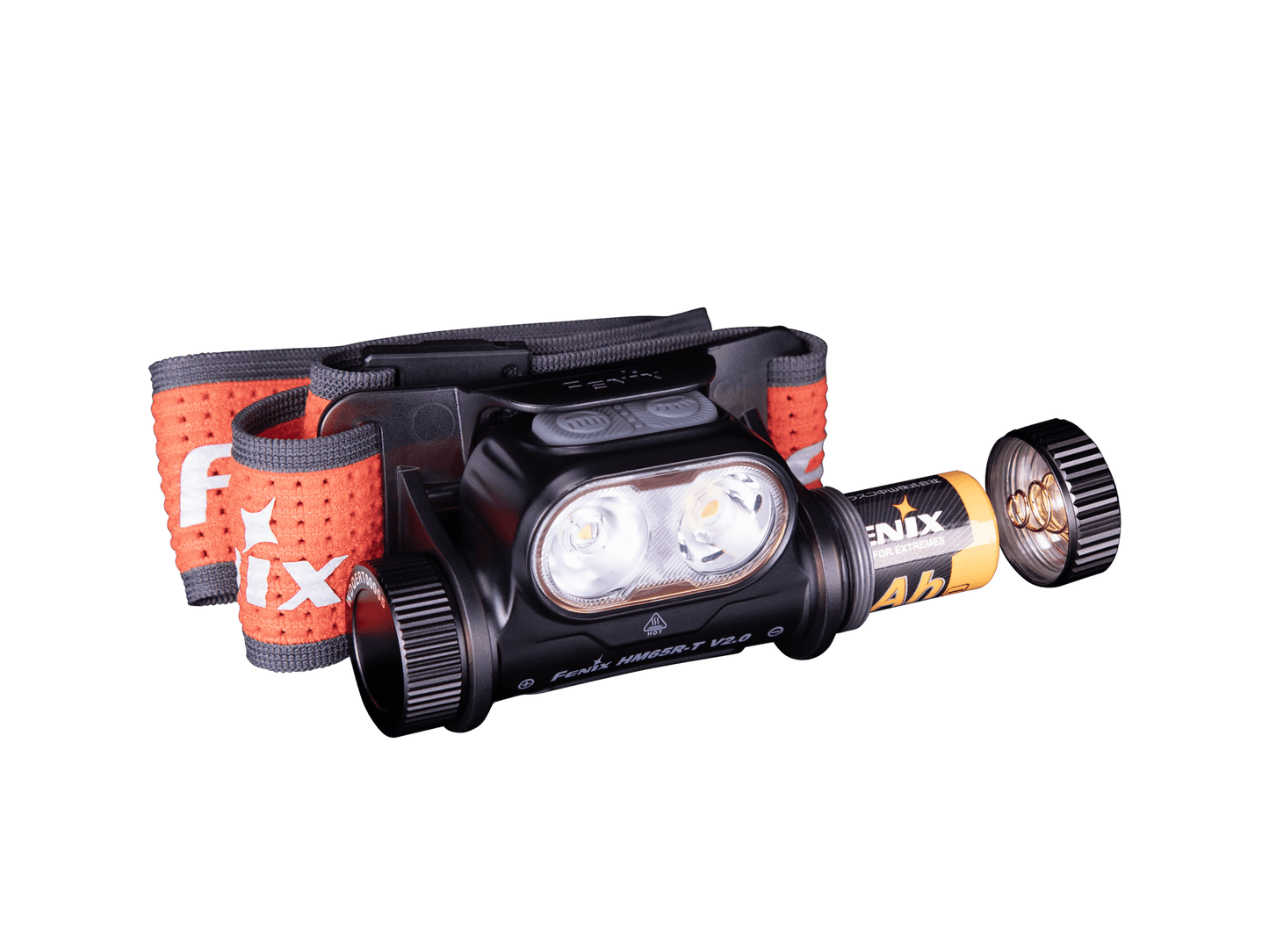 Fenix HM65R-T V2.0 Leichte Magnesium-Stirnlampe für Trailrunning, Skitouren 1600 Lumen