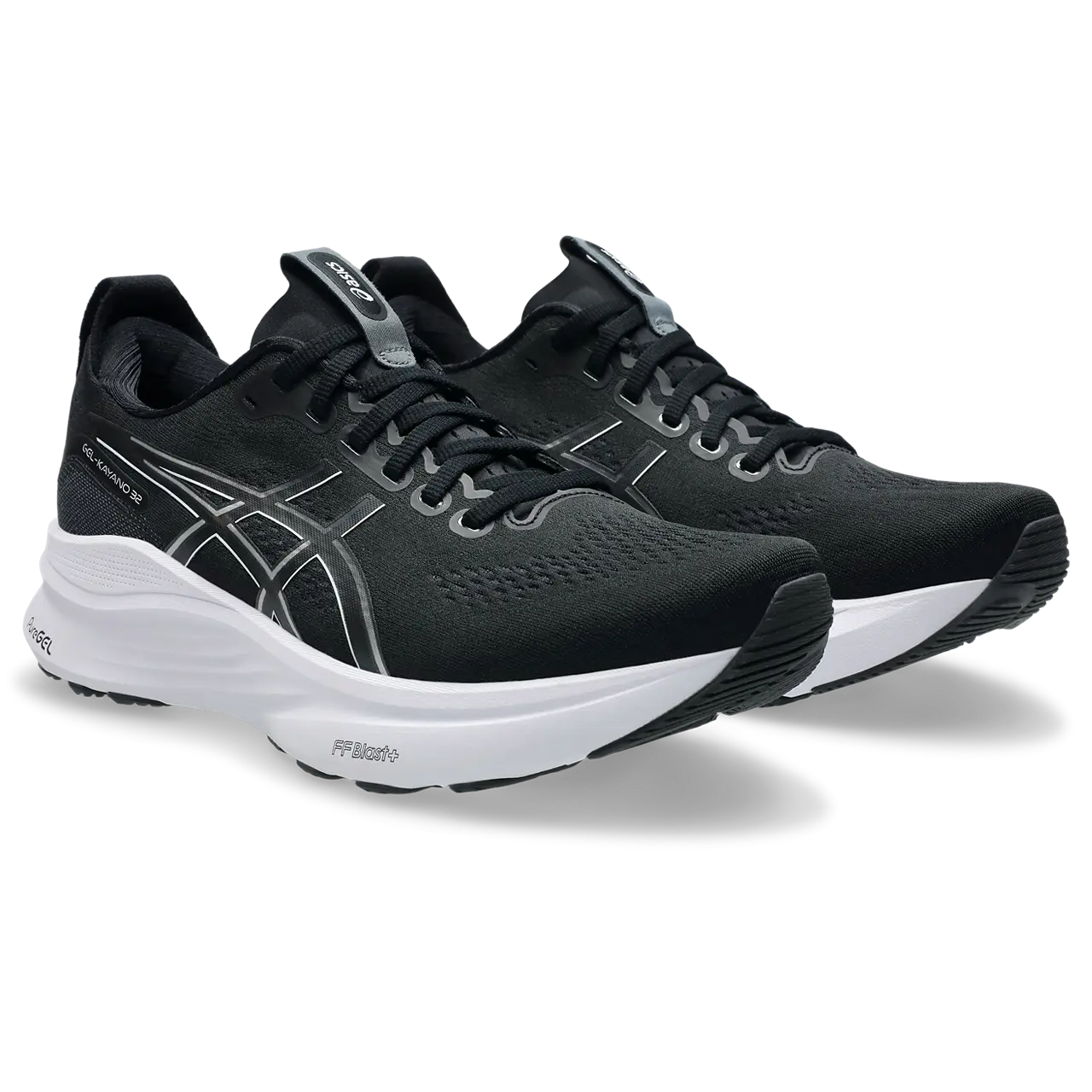 Asics Herrenlaufschuhe Gel Kayano 32 wide, Black/White, Größe 44