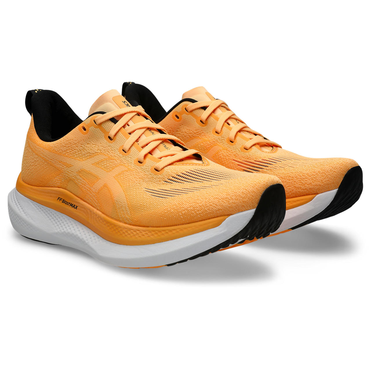 Asics Herrenlaufschuhe Glideride Max 2 Orange Glow/Stadium Orange, neutraler Straßenlaufschuh mit maximaler Dämpfung – Bild 