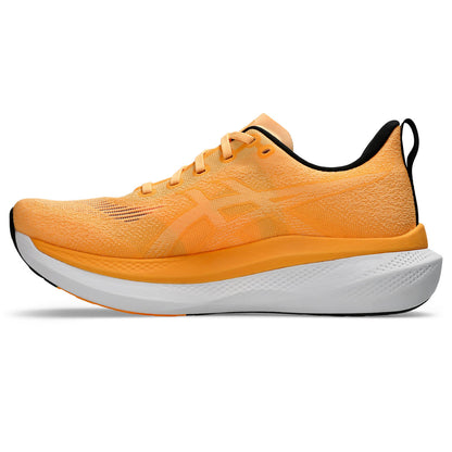 Asics Herrenlaufschuhe Glideride Max 2 Orange Glow/Stadium Orange, neutraler Straßenlaufschuh mit maximaler Dämpfung