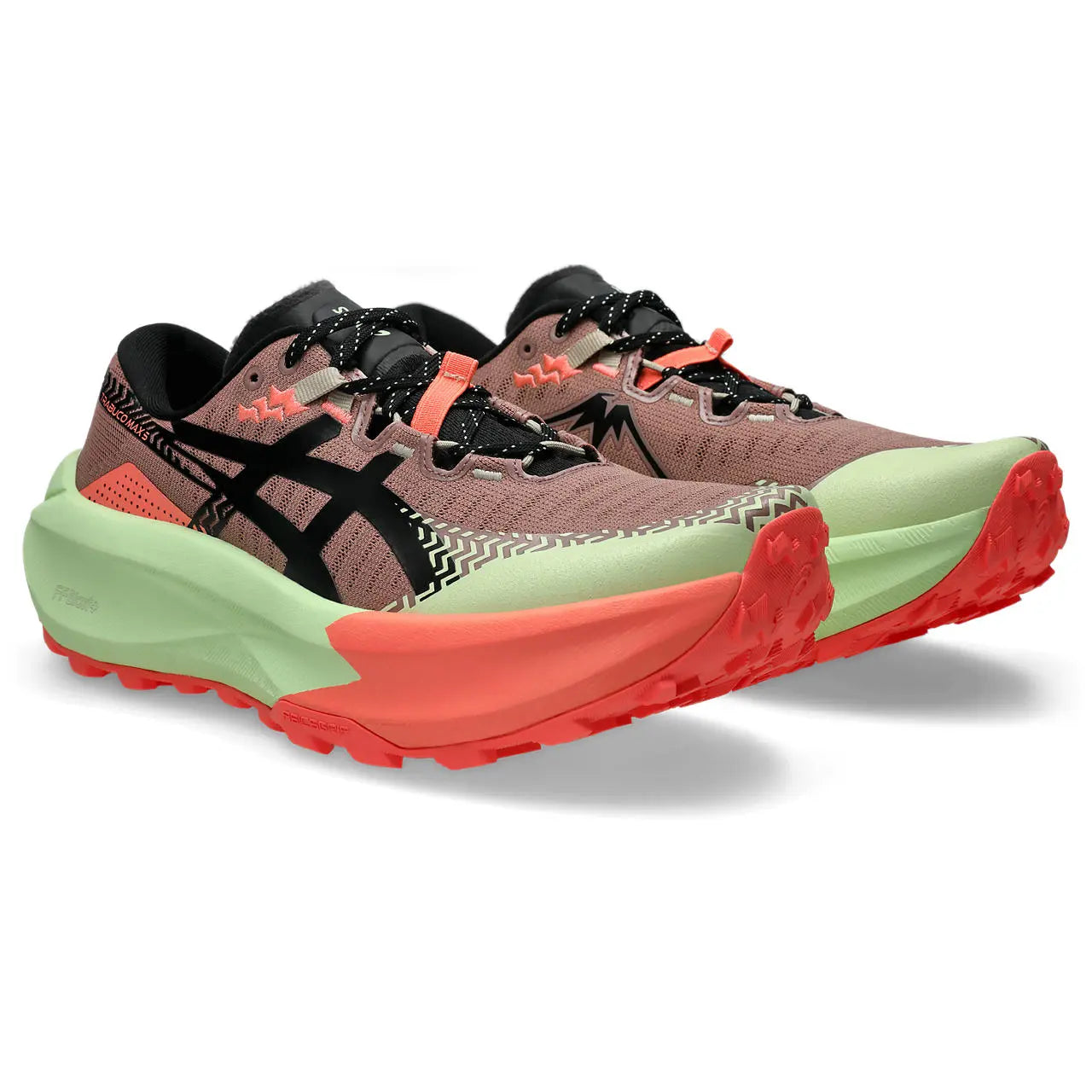 Asics Herrenlaufschuhe Trabuco Max 5, Umeboshi/Black