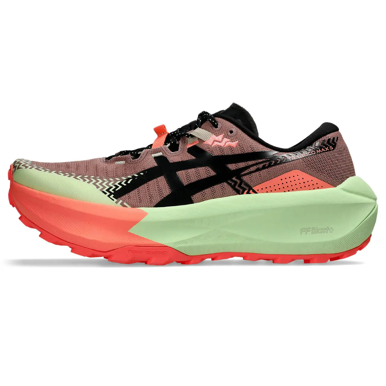Asics Herrenlaufschuhe Trabuco Max 5, Umeboshi/Black – Bild 