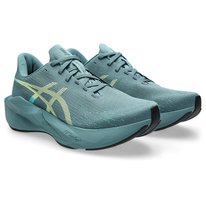 Asics Herrenlaufschuhe Novablast 6, Foggy Teal/Illuminate Yellow