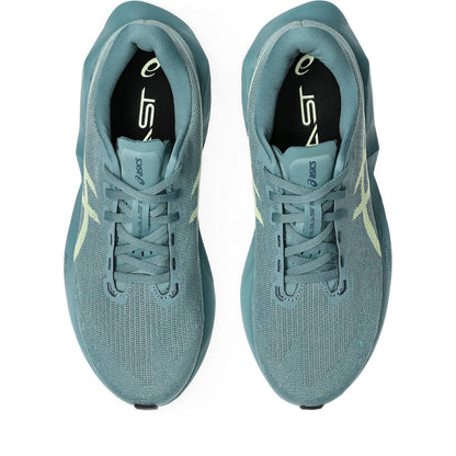 Asics Herrenlaufschuhe Novablast 6, Foggy Teal/Illuminate Yellow