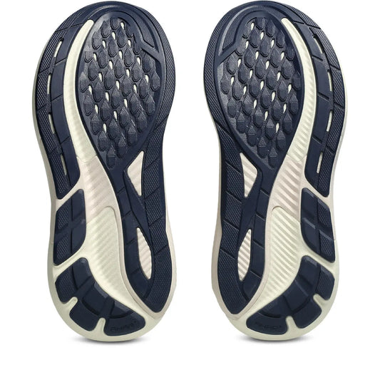 Asics Damenlaufschuhe GT-4000 4 – stabiler Straßenlaufschuh mit FF Blast Plus und PureGEL – Rückansicht – blau / 38