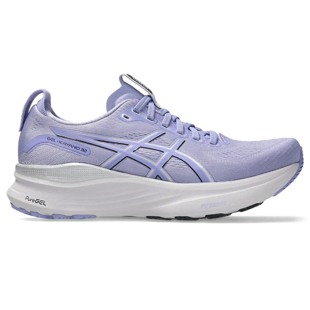 Asics Damenlaufschuhe Gel-Kayano 32, Stabilitätsschuh für, White/Seashell - machsport