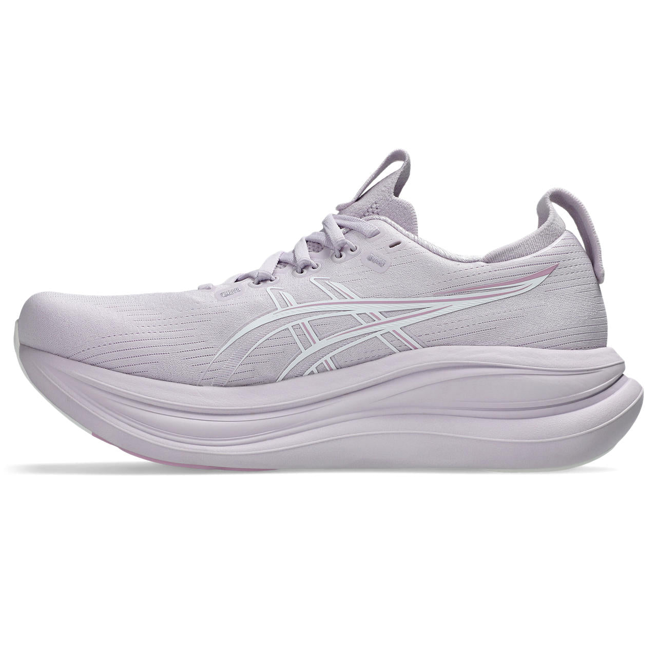 Asics Damenlaufschuhe Gel-Nimbus 28 Dahlia/White, neutraler Komfort-Laufschuh mit maximaler Dämpfung – Bild 
