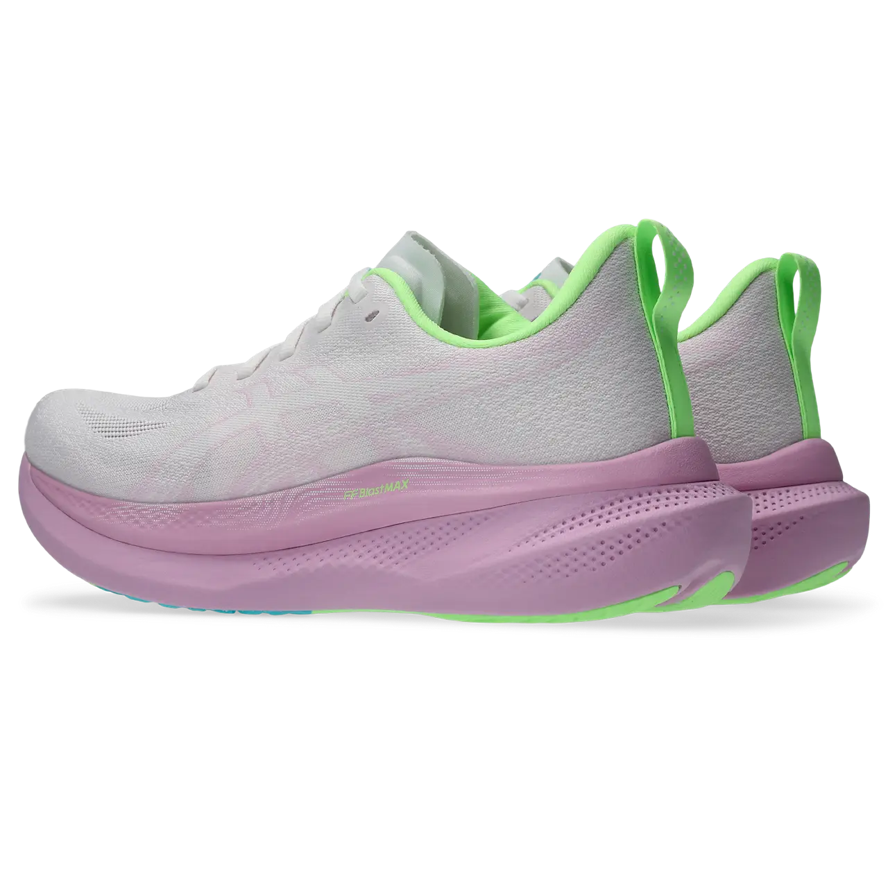 Asics Damenlaufschuhe Glideride Max 2, White/Hazy Lilac