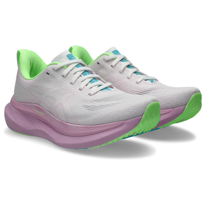Asics Damenlaufschuhe Glideride Max 2, White/Hazy Lilac