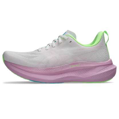 Asics Damenlaufschuhe Glideride Max 2, White/Hazy Lilac