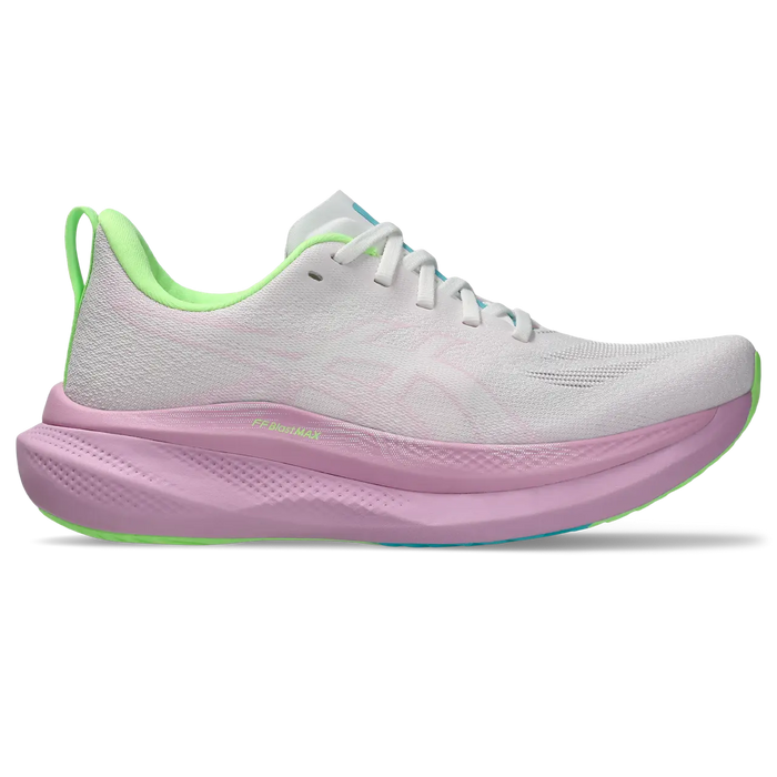 Asics Damenlaufschuhe Glideride Max 2, White/Hazy Lilac