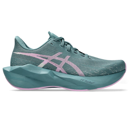 Asics Damenlaufschuhe Novablast 6, Foggy Teal/Hazy Lilac