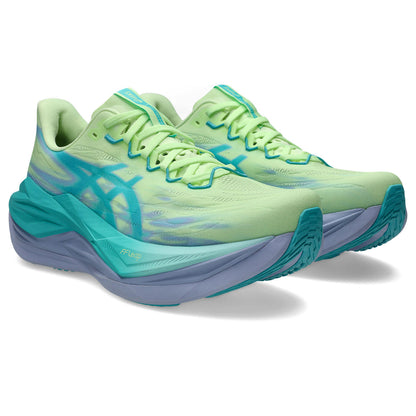 Asics Laufschuhe Superblast 3 Illuminate Yellow/Energy Aqua, neutraler Performance-Laufschuh mit FF Leap und hoher Dämpfung