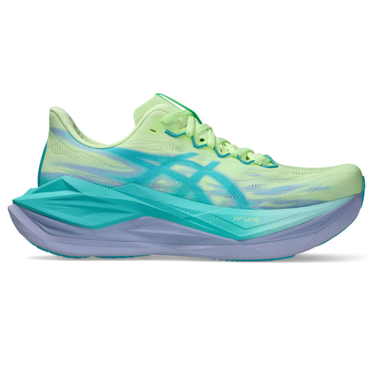 Asics Laufschuhe Superblast 3 Illuminate Yellow/Energy Aqua, neutraler Performance-Laufschuh mit FF Leap und hoher Dämpfung