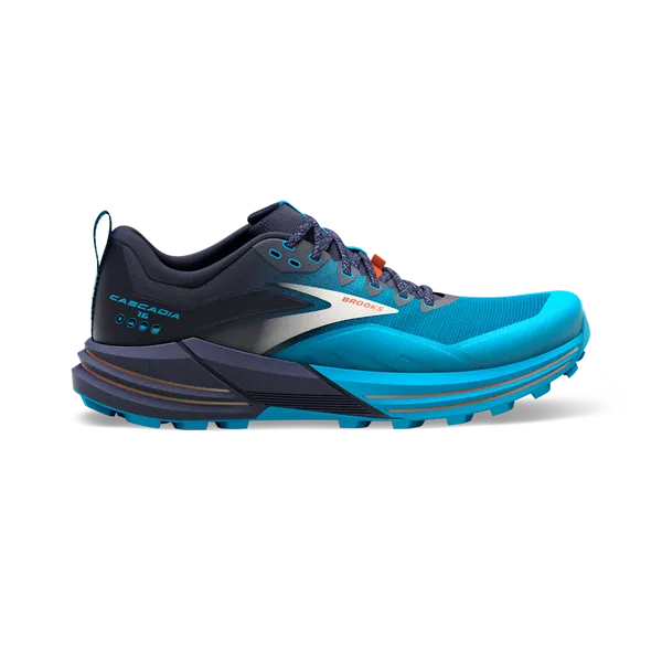 Brooks Laufschuhe Cascadia 16 - stabil, gut gedämpft & optimaler Grip für Trailrunning auf jedem Terrain