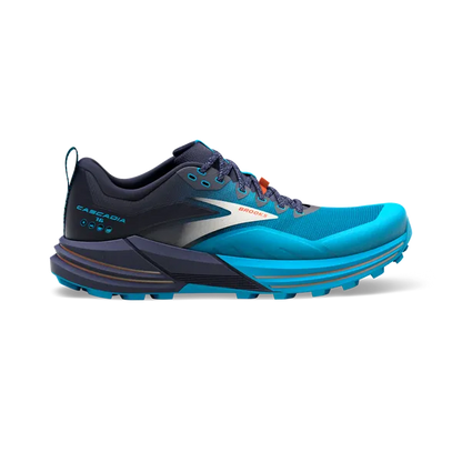 Brooks Laufschuhe Cascadia 16 - stabil, gut gedämpft & optimaler Grip für Trailrunning auf jedem Terrain