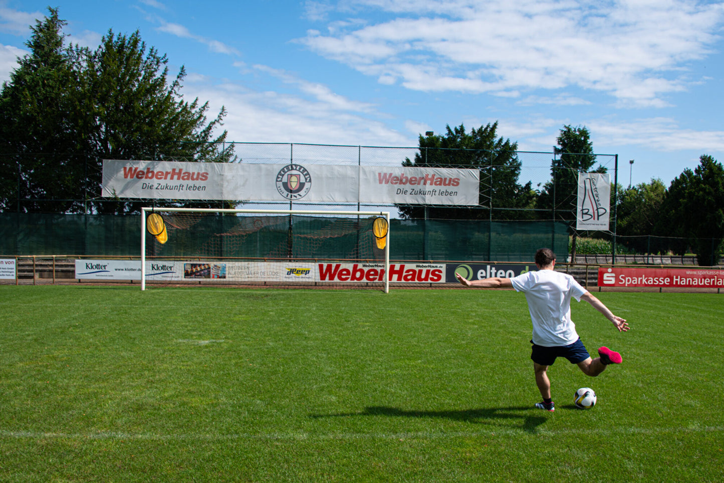 Powershot Fußballzielscheibe mit Netz 2 in 1 - POWERSHOT