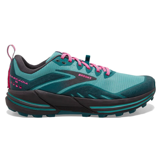 Brooks Damenlaufschuhe Cascadia 16 W - stabil, gut gedämpft & optimaler Grip für Trailrunning auf jedem Terrain