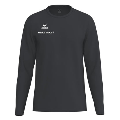 Erima Unisexlaufshirt Intro Funktionsteamshirt longsleeve, schwarz - machsport