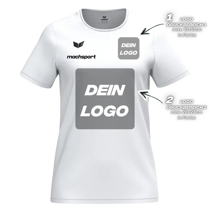 Erima Damenlaufshirt Intro Funktionsteamshirt, new white - machsport