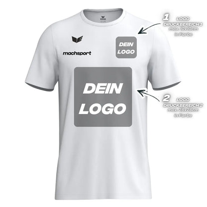 Erima Herrenlaufshirt Intro Funktionsteamshirt, weiß - machsport