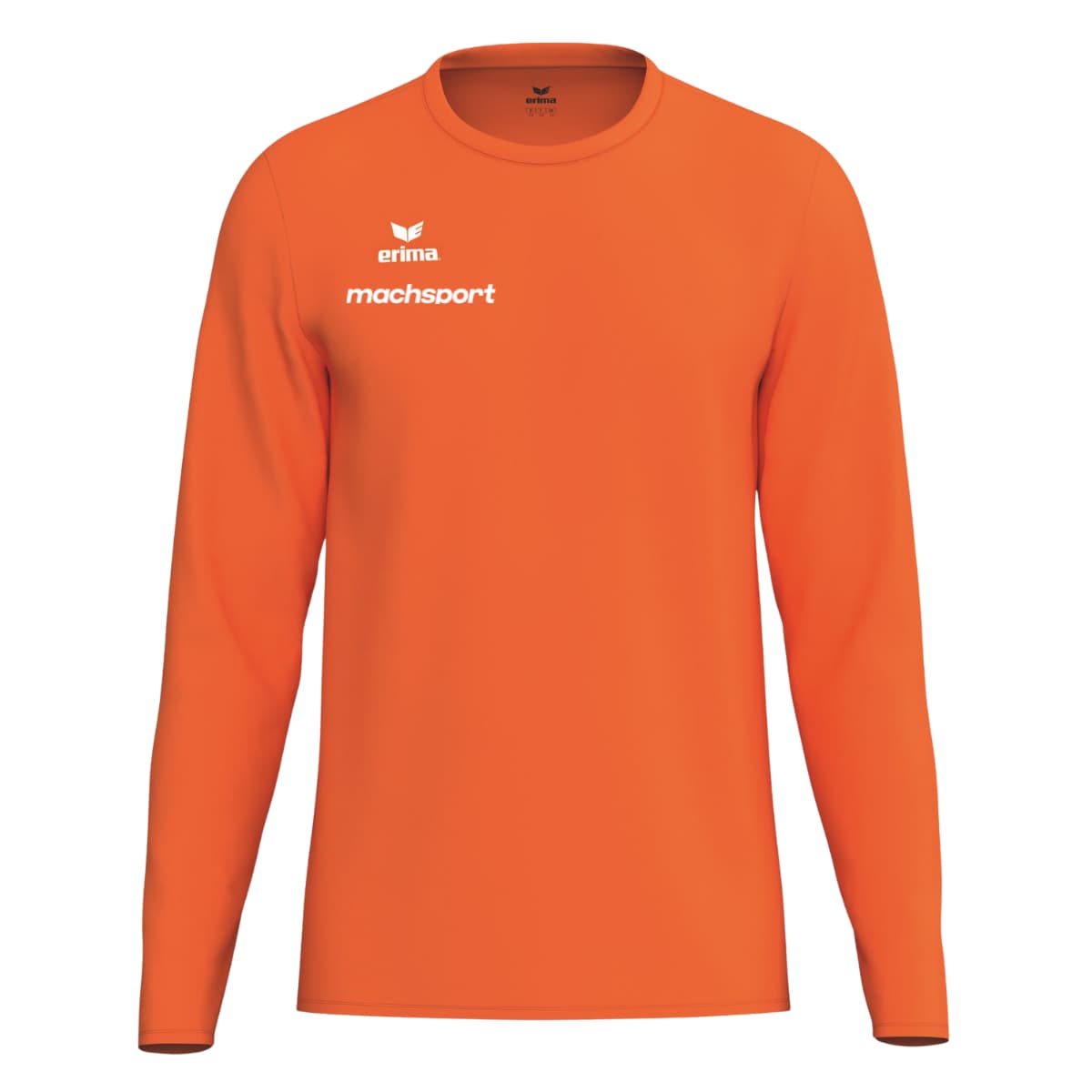 Erima Unisexlaufshirt Intro Funktionsteamshirt longsleeve, orange - machsport – Bild 