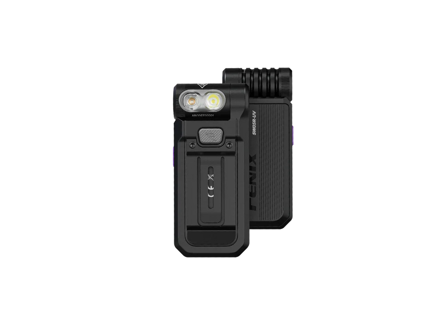 Fenix SW05R-UV kompakte Taschenlampe mit weißem Licht und starkem UV-Licht, 150 Lumen (Weißlicht)
