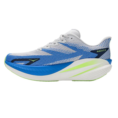 Hoka Herrenlaufschuhe Mach X3, cosmic grey / virtual blue