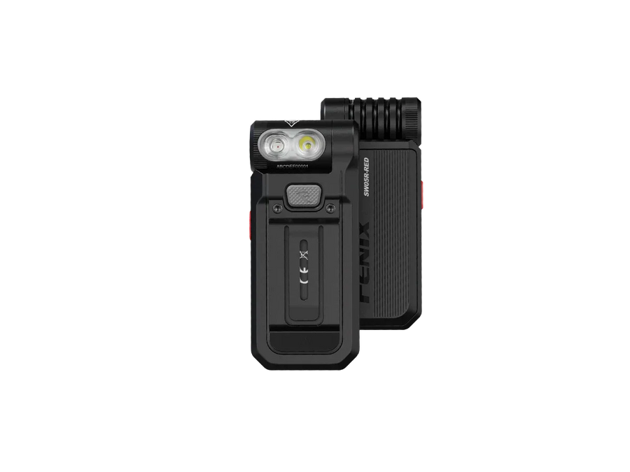 Fenix SW05R-RED kompakte Taschenlampe mit weißem und rotem Licht, 150 Lumen (Weißlicht)
